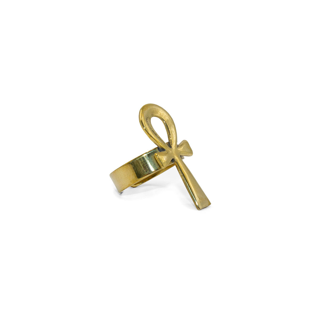 Key of Life Brass Ring from Egypt at shababik.shop