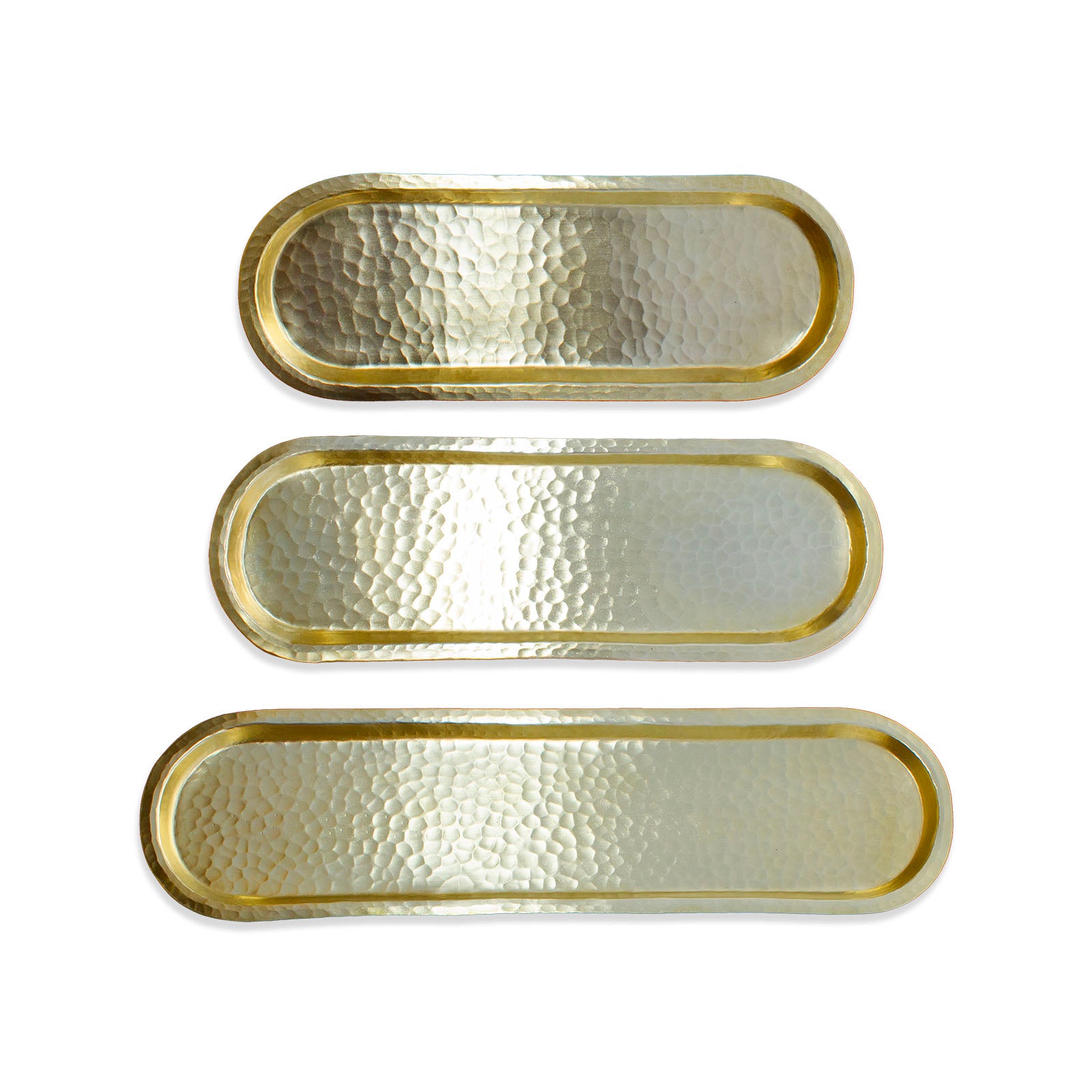 Long brass tray from Lebanon at shababik.shop