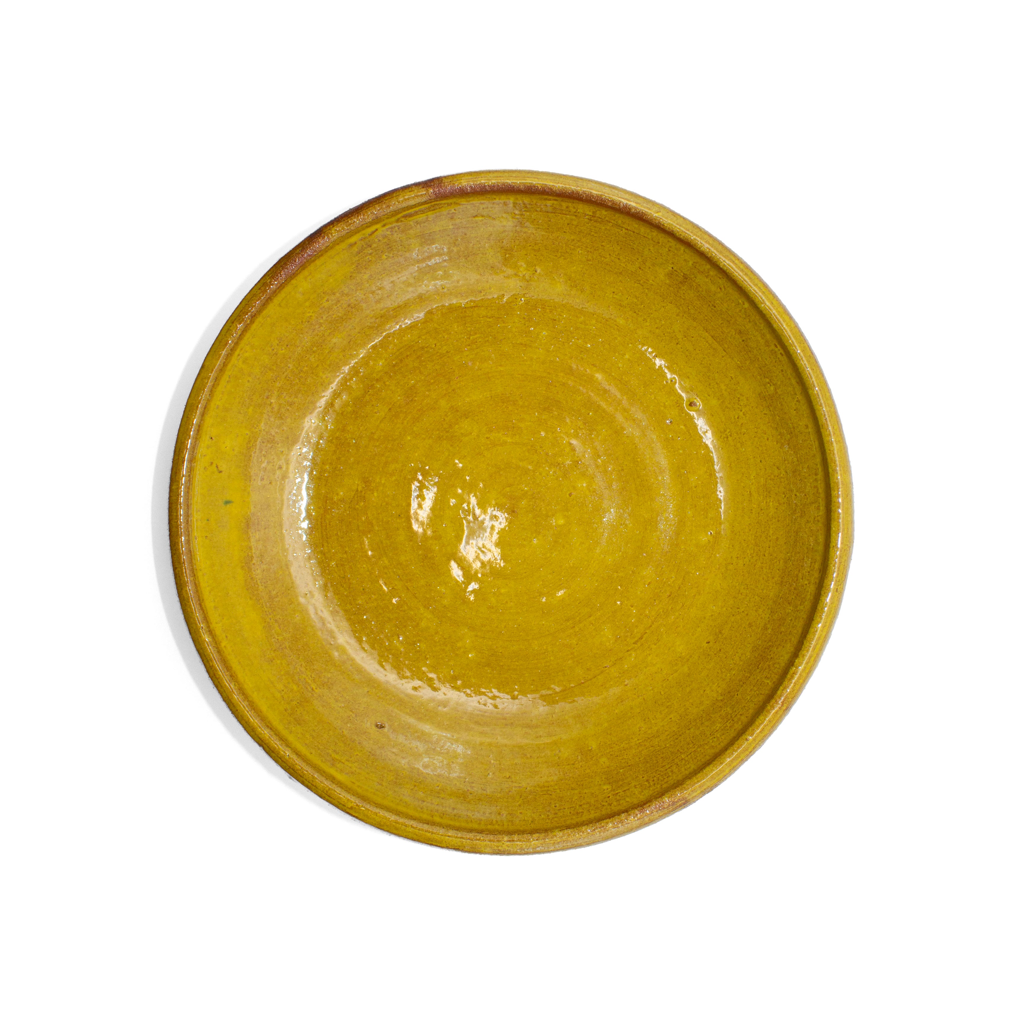 Colorful Local Lebanese clay dessert plate tableware from Lebanon at shababik.shop
