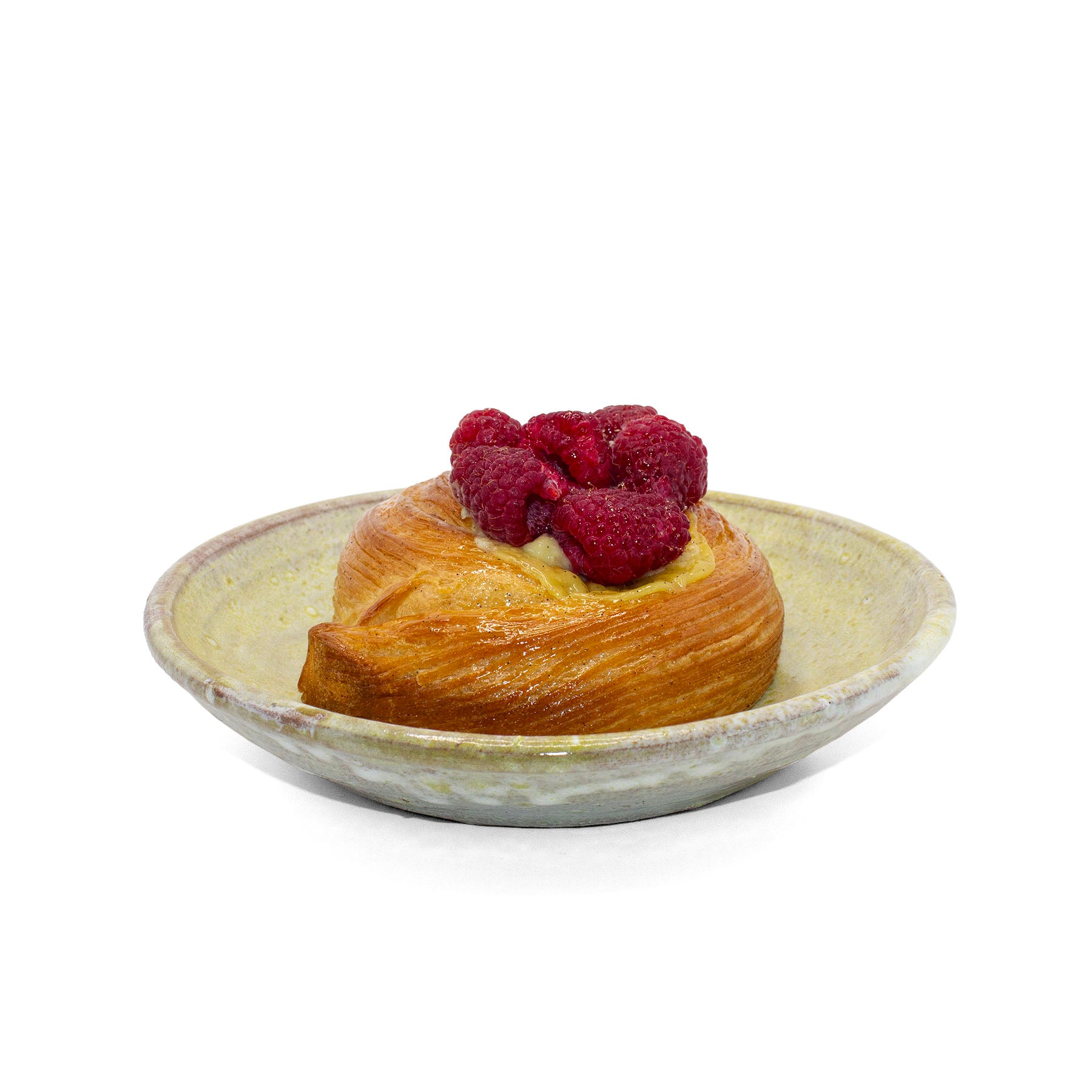 Chaffe local Lebanese clay dessert plate from Lebanon at shababik.shop